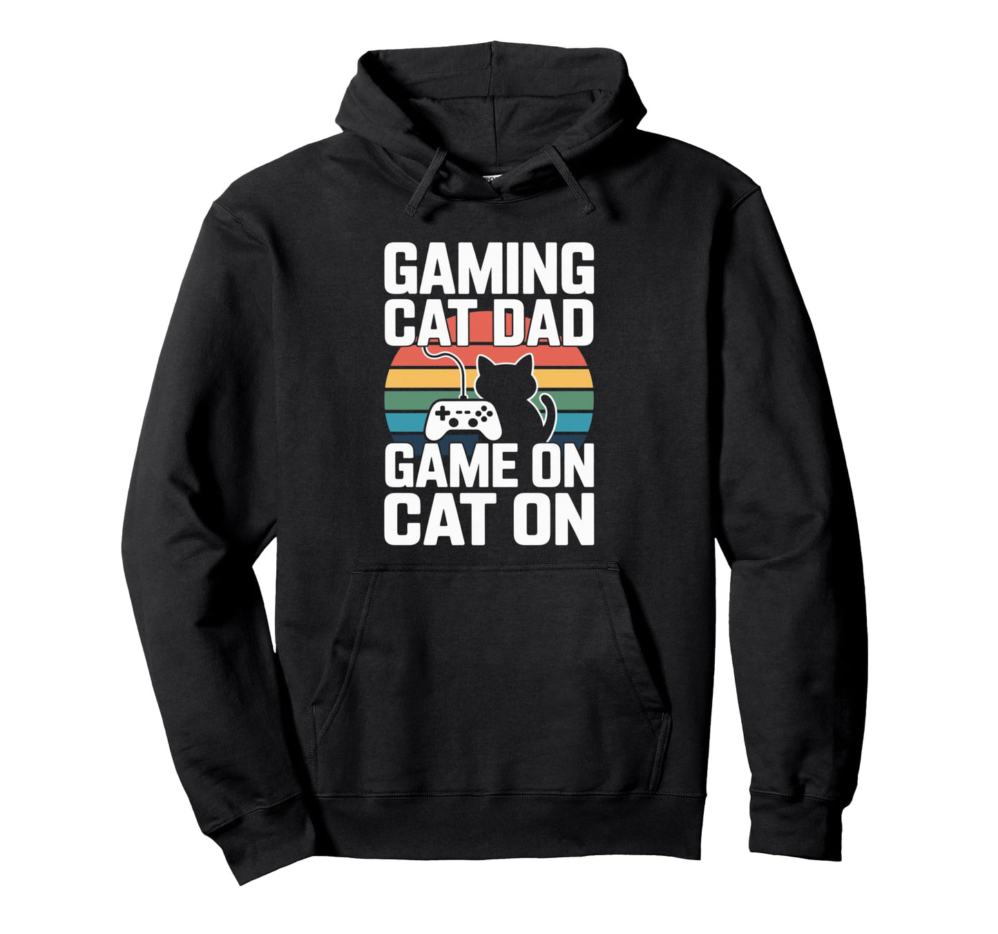 Gaming Cat Dad Game Cat Hoodie - Streetwear Style Unisex - T-Shirt, Sweatshirt, Hoodie