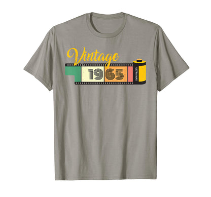 1965 Old Film Camera Lovers 58Th 59Th T-Shirt - Novelty Apparel Unisex - T-Shirt, Sweatshirt, Hoodie