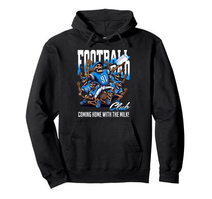 Football Dad Fathers Day Gift Game Day Hoodie - Graphic Print Men Women - T-Shirt, Sweatshirt, Hoodie