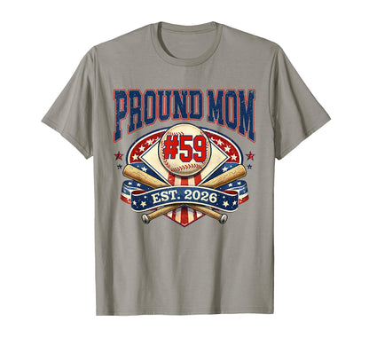 Custom Proud Mom Baseball Jersey T-Shirt - Custom Art Print Men Women - T-Shirt, Sweatshirt, Hoodie