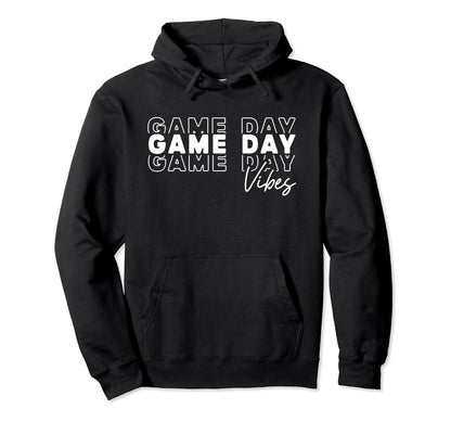 Game Day Vibes Game Day Football Mom Hoodie - Aesthetic Graphic Unisex - T-Shirt, Sweatshirt, Hoodie