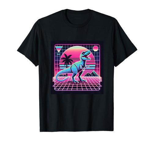 Retrowave Synthwave Aesthetic T-Shirt - Fun Novelty Design Men Women - T-Shirt, Sweatshirt, Hoodie