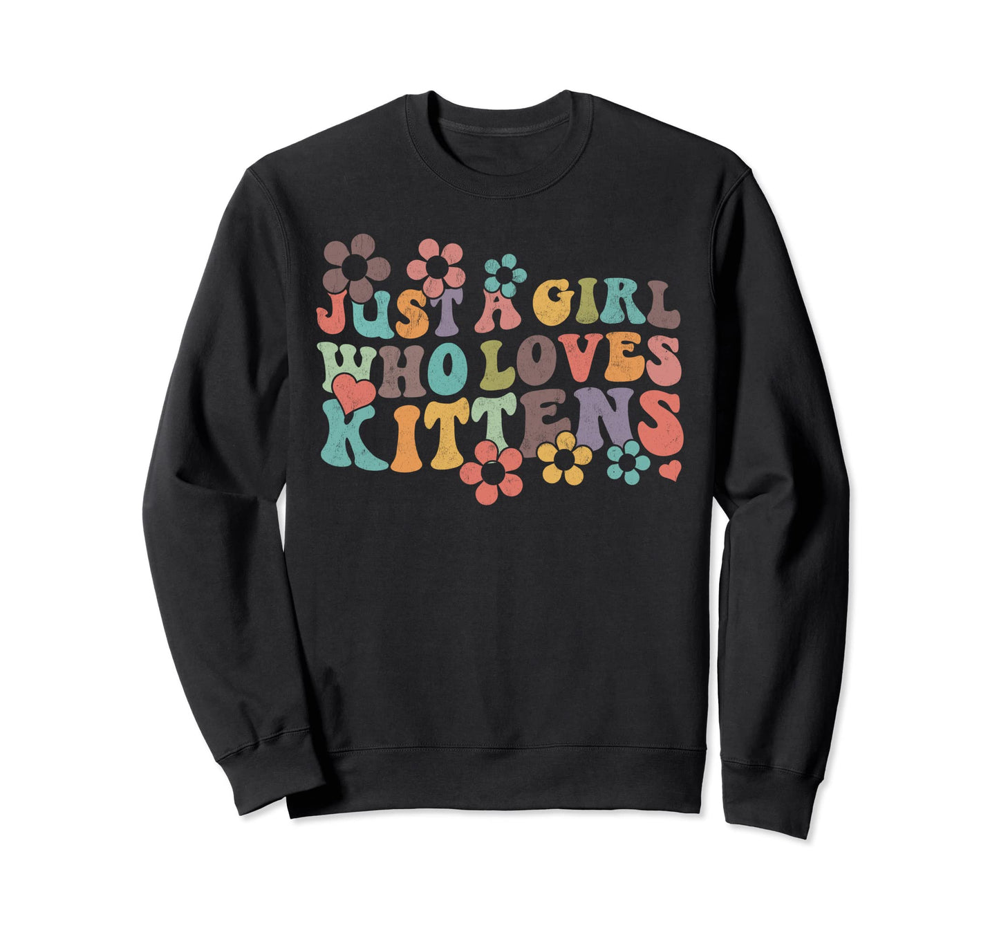 Groovy Boho Hippie Just Who Loves Sweatshirt - Graphic Print Unisex - T-Shirt, Sweatshirt, Hoodie
