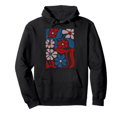 Boho Floral Art Summer Hoodie - Unique Graphic for Adults - T-Shirt, Sweatshirt, Hoodie