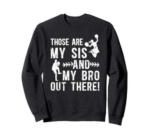 Baseball And Cheer Brother Baseball Sweatshirt - Unique Graphic Men Women - T-Shirt, Sweatshirt, Hoodie