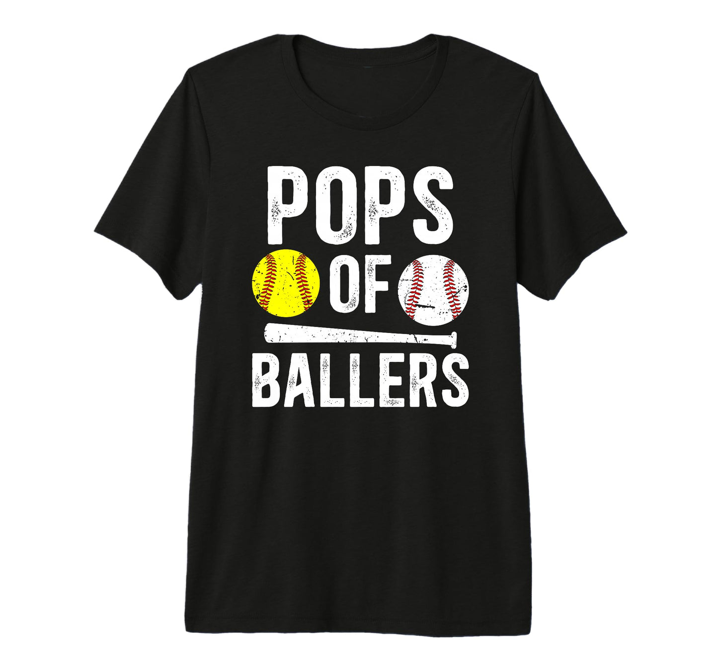 Mens Pops Ballers Proud Baseball T-Shirt - Novelty Apparel Men Women - T-Shirt, Sweatshirt, Hoodie