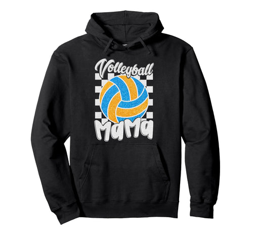 Volleyball Mom Game Day Mama Hoodie - Novelty Apparel for Adults - T-Shirt, Sweatshirt, Hoodie