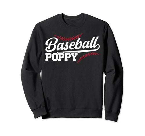 Baseball Poppy Baseball Player Poppy Sweatshirt - Unique Graphic Men Women - T-Shirt, Sweatshirt, Hoodie