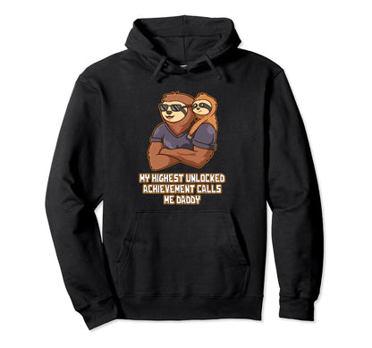 Highest Unlocked Achievement Hoodie - Fun Novelty Design for Adults - T-Shirt, Sweatshirt, Hoodie
