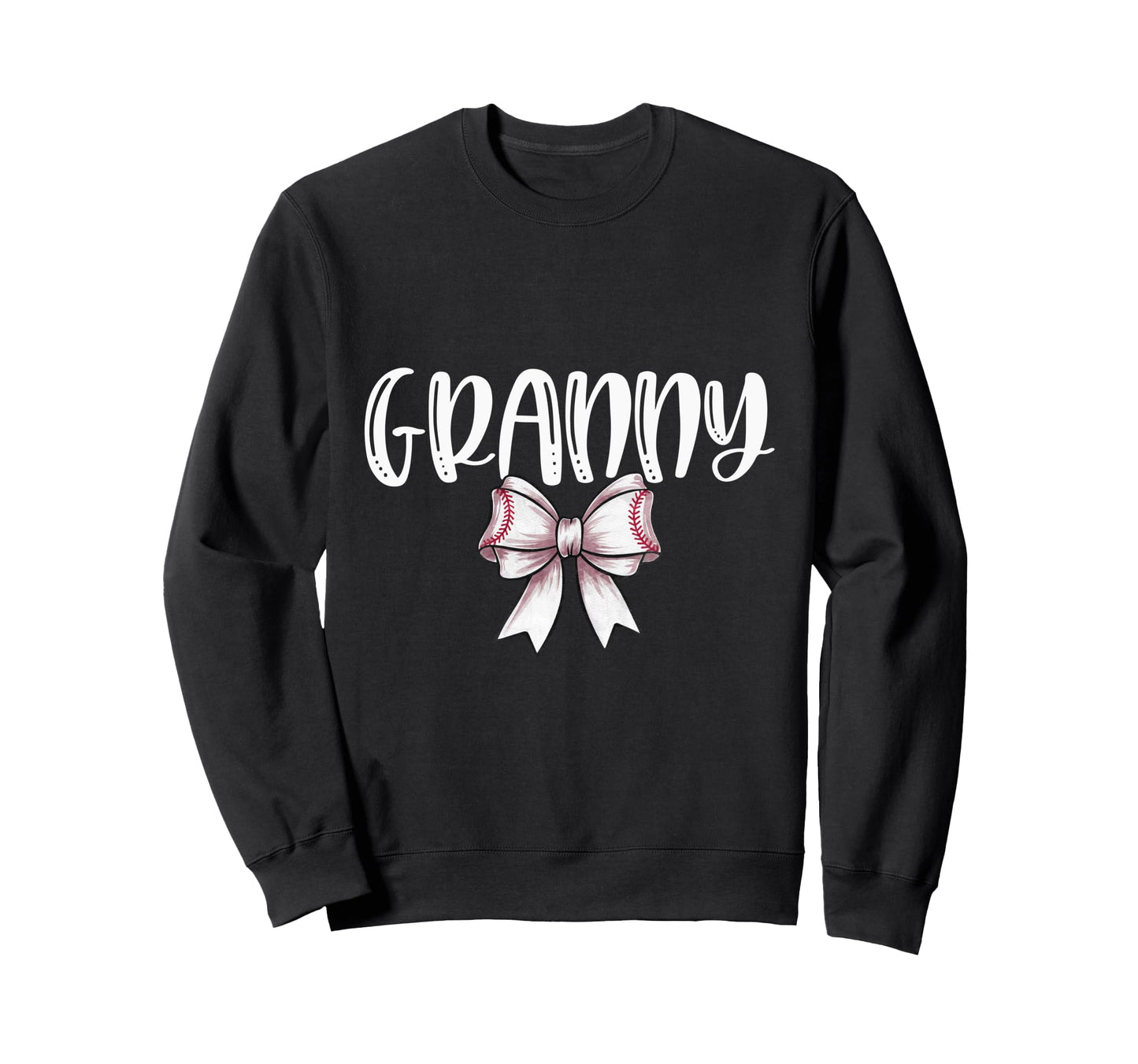 Coquette Baseball Granny Sweatshirt - Casual Everyday Wear for Adults - T-Shirt, Sweatshirt, Hoodie