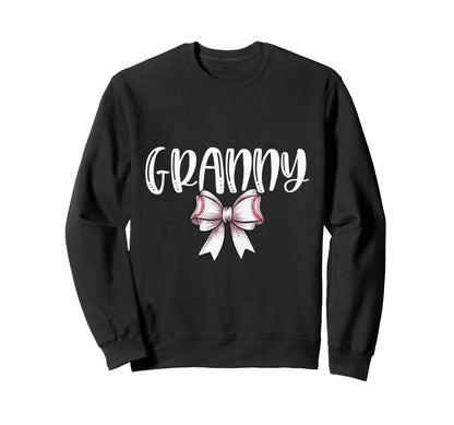 Coquette Baseball Granny Sweatshirt - Casual Everyday Wear for Adults - T-Shirt, Sweatshirt, Hoodie
