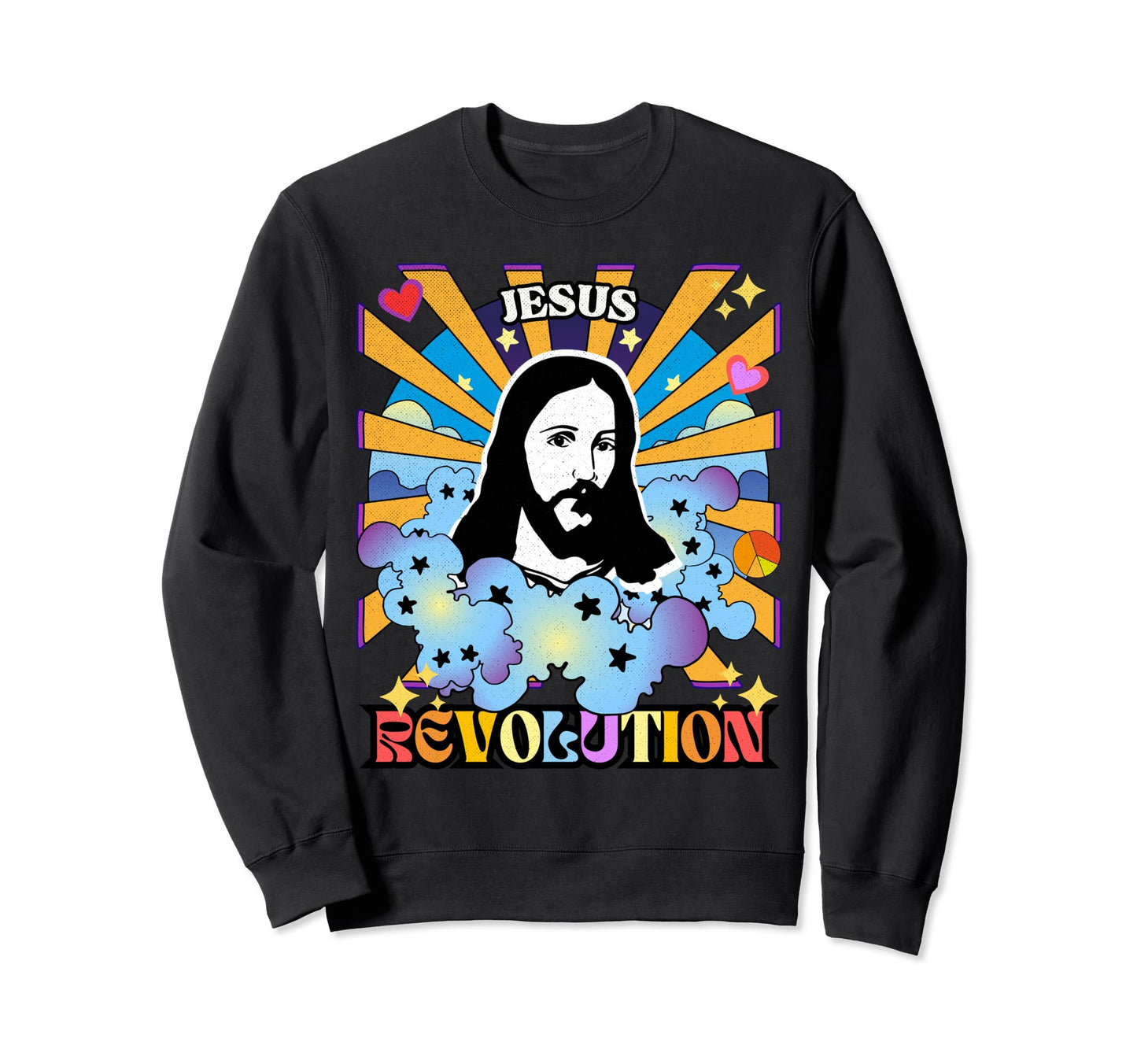 Jesus Revolution Bible Verse Sweatshirt - Unique Graphic for Adults - T-Shirt, Sweatshirt, Hoodie