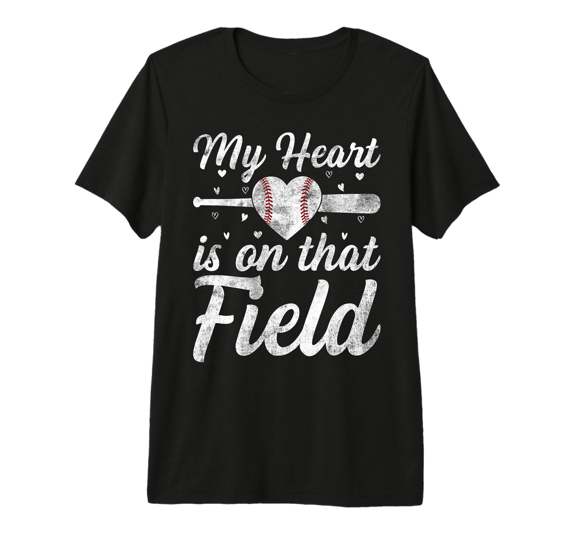 My Heart Is That Field Baseball T-Shirt - Novelty Apparel Men Women - T-Shirt, Sweatshirt, Hoodie
