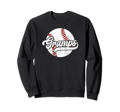 Gramps Proud Baseball Gramps Sweatshirt - Aesthetic Graphic Men Women - T-Shirt, Sweatshirt, Hoodie