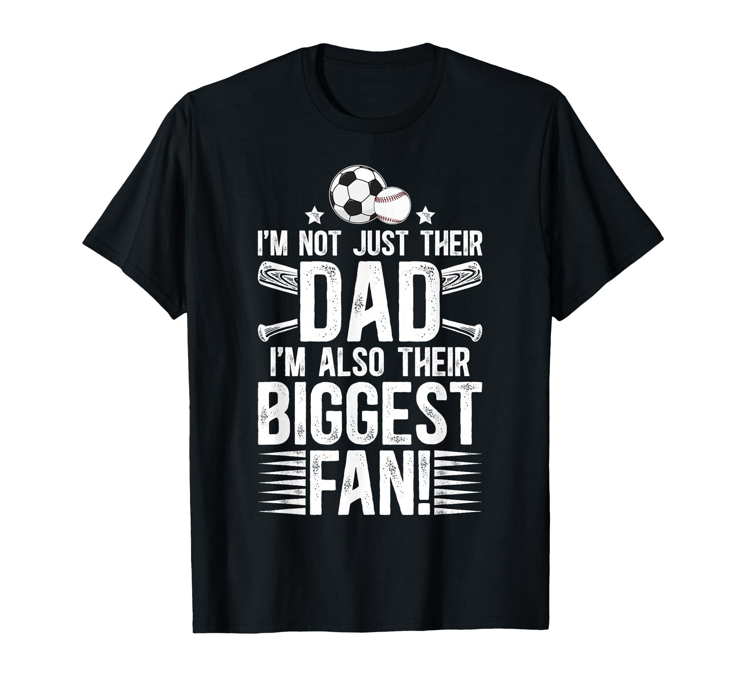 Their Biggest Fan Baseball Soccer T-Shirt - Fun Novelty Design Men Women - T-Shirt, Sweatshirt, Hoodie
