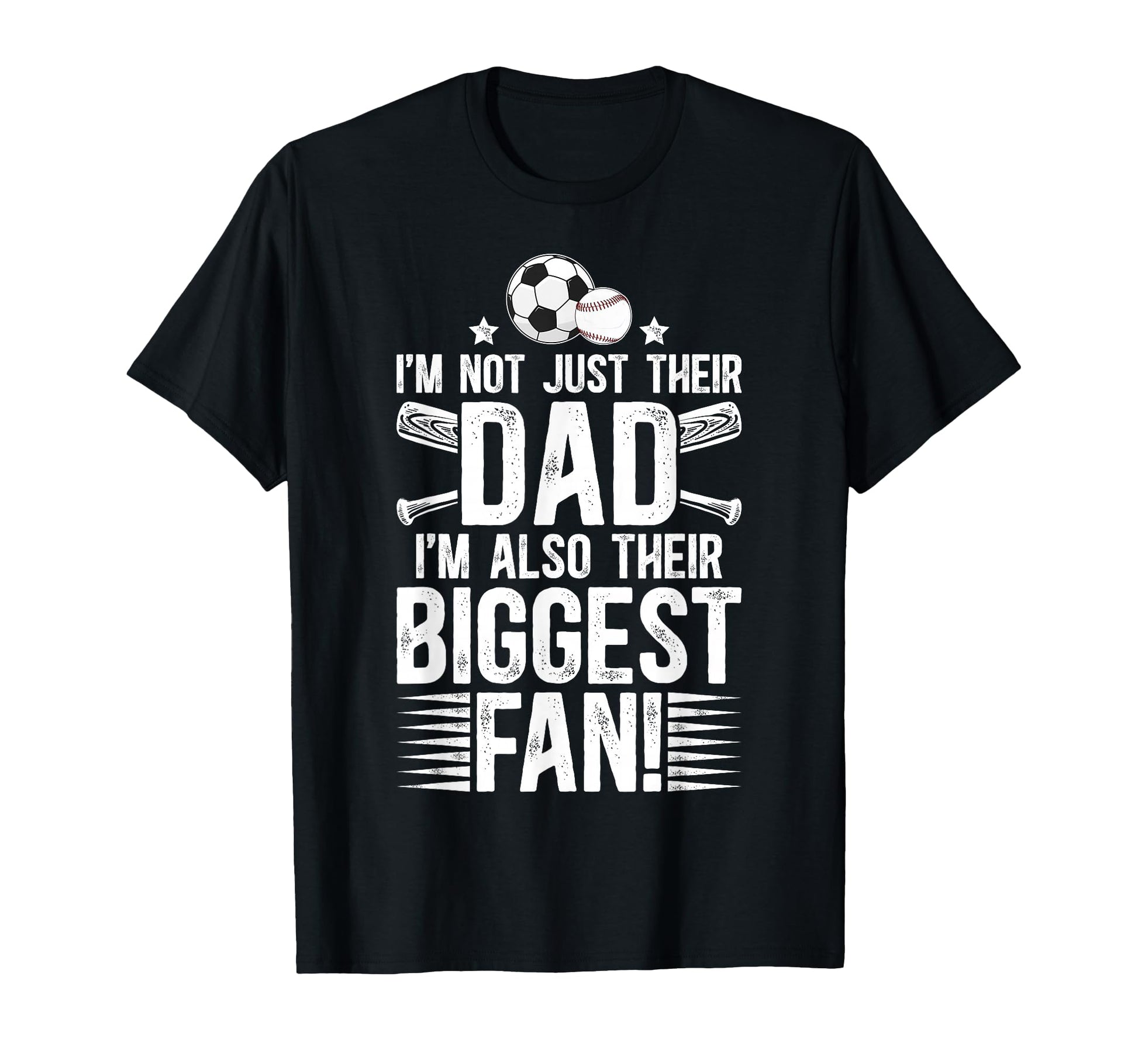 Their Biggest Fan Baseball Soccer T-Shirt - Fun Novelty Design Men Women - T-Shirt, Sweatshirt, Hoodie