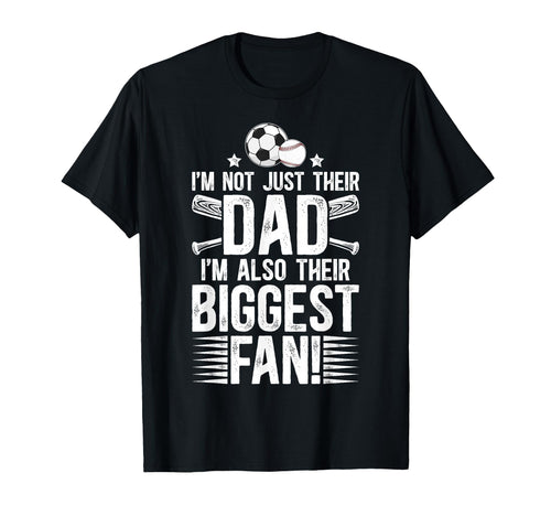 Their Biggest Fan Baseball Soccer T-Shirt - Fun Novelty Design Men Women - T-Shirt, Sweatshirt, Hoodie