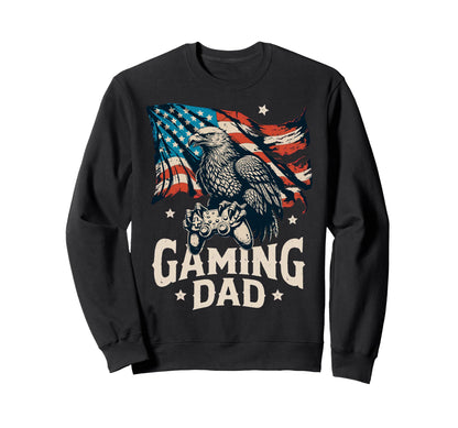 American Gaming Dad Sweatshirt - Fun Novelty Design Unisex - T-Shirt, Sweatshirt, Hoodie