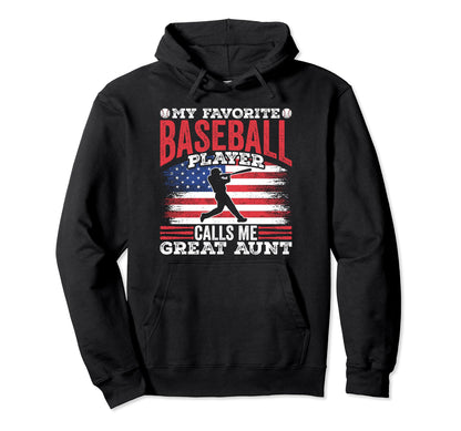 My Favorite Baseball Player Calls Me Hoodie - Novelty Apparel for Adults - T-Shirt, Sweatshirt, Hoodie