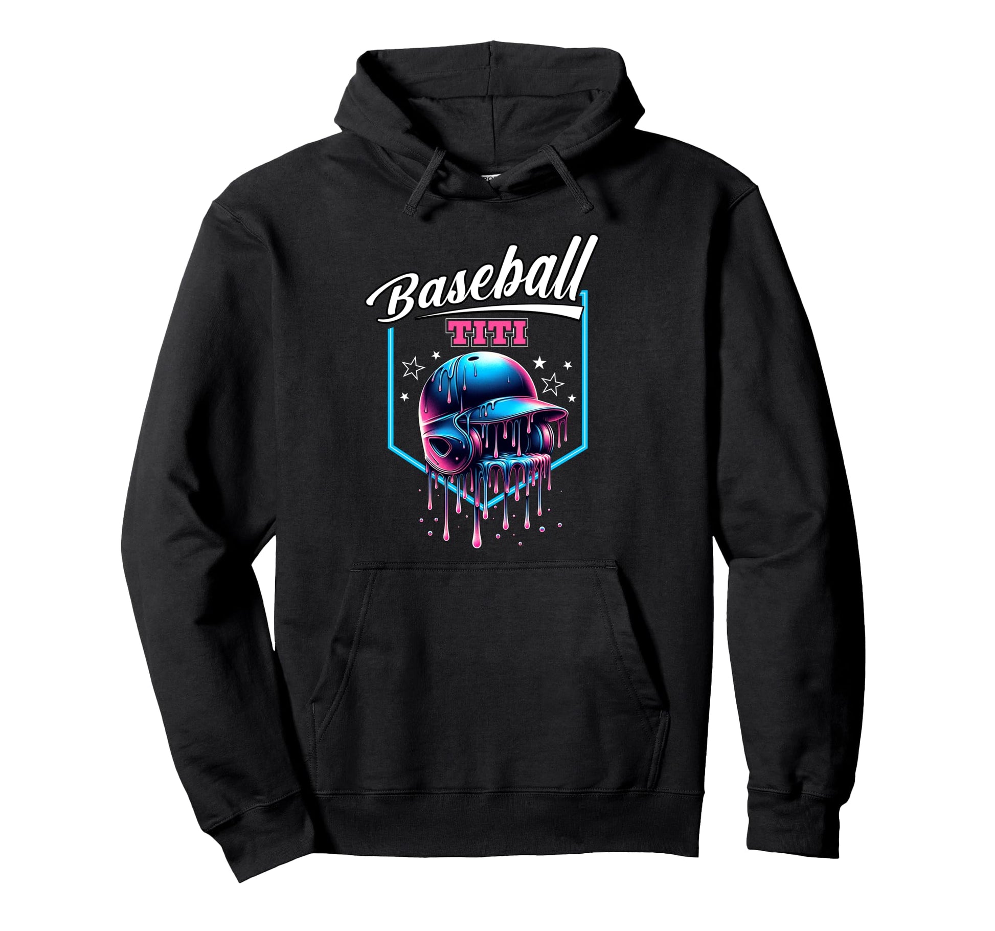 Baseball Titi Mothers Day Baseball Drip Hoodie - Novelty Apparel for Adults - T-Shirt, Sweatshirt, Hoodie