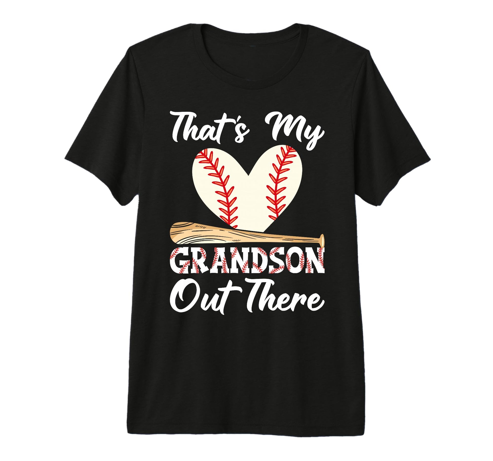 Thats My Grandson Out There Baseball T-Shirt - Unique Graphic Men Women - T-Shirt, Sweatshirt, Hoodie
