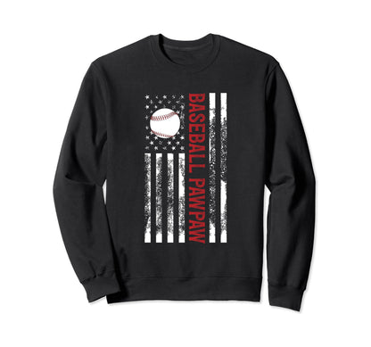 Baseball Pawpaw Baseball Player Sweatshirt - Trendy Graphic for Adults - T-Shirt, Sweatshirt, Hoodie