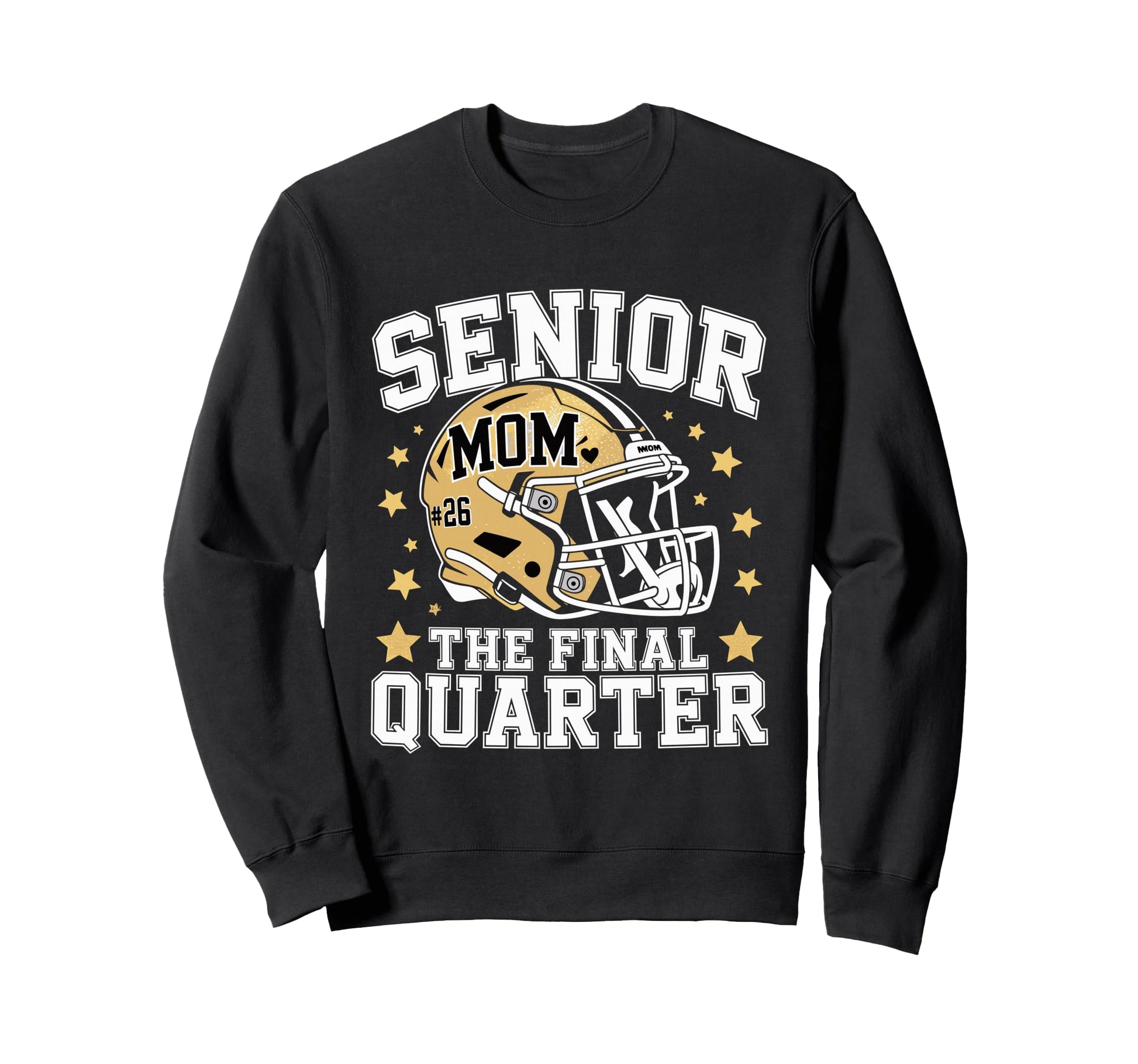 Senior Football Mom Mother Final Sweatshirt - Unique Graphic Unisex - T-Shirt, Sweatshirt, Hoodie
