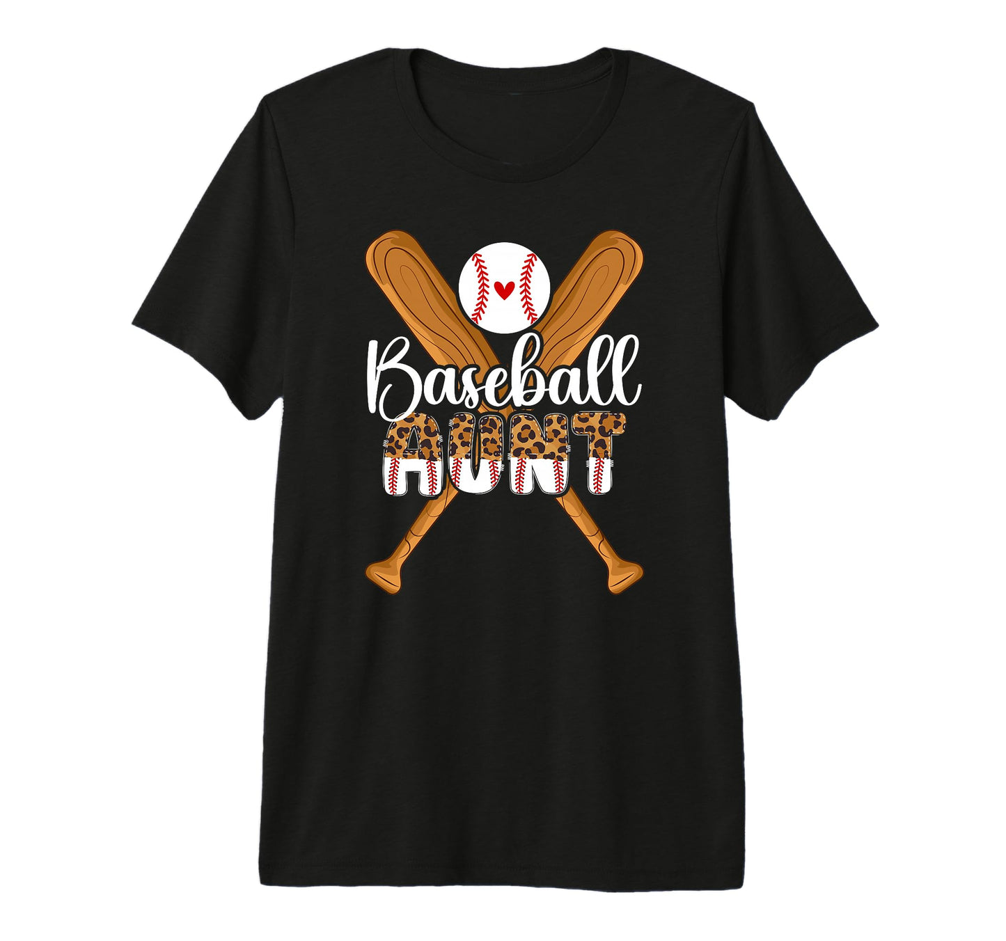 Baseball Aunt Baseball Player Auntie T-Shirt - Graphic Print Men Women - T-Shirt, Sweatshirt, Hoodie