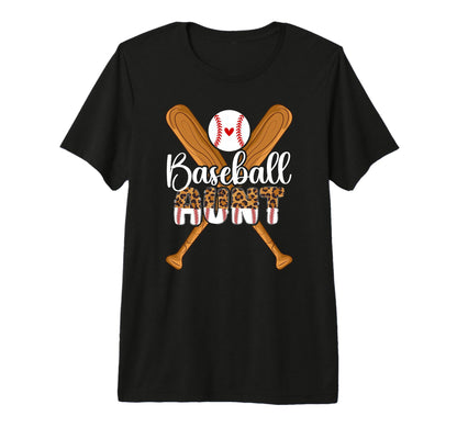 Baseball Aunt Baseball Player Auntie T-Shirt - Graphic Print Men Women - T-Shirt, Sweatshirt, Hoodie