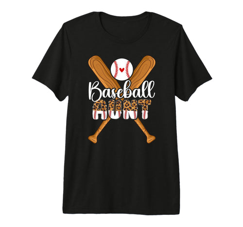 Baseball Aunt Baseball Player Auntie T-Shirt - Graphic Print Men Women - T-Shirt, Sweatshirt, Hoodie