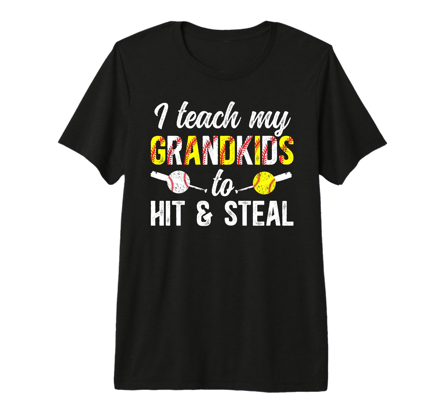 Mens Baseball Softball Papa Grandpa T-Shirt - Aesthetic Graphic for Adults - T-Shirt, Sweatshirt, Hoodie