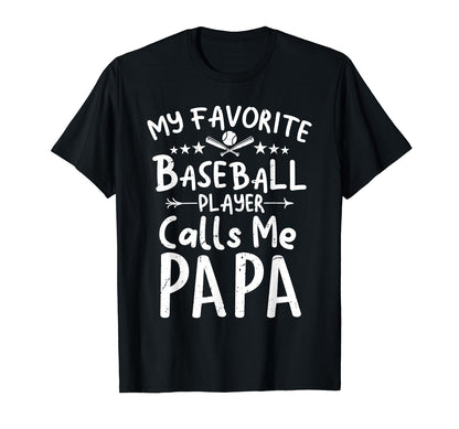My Favorite Baseball Player Calls Me T-Shirt - Aesthetic Graphic Men Women - T-Shirt, Sweatshirt, Hoodie