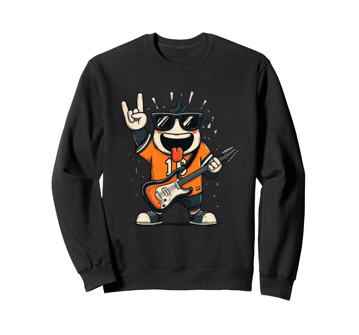 Funny Rock Music Guitarist Sweatshirt - Fun Novelty Design for Adults - T-Shirt, Sweatshirt, Hoodie