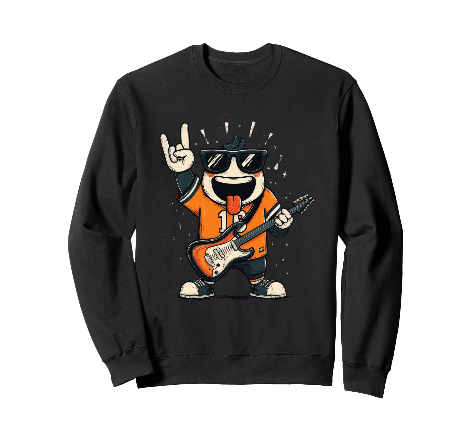 Funny Rock Music Guitarist Sweatshirt - Fun Novelty Design for Adults - T-Shirt, Sweatshirt, Hoodie
