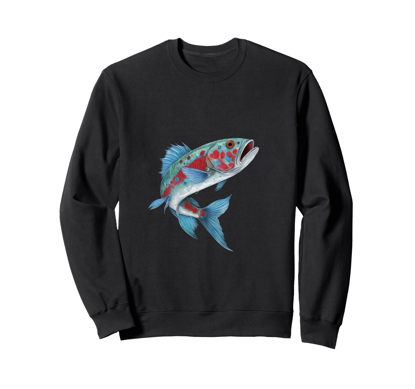 Rainbow Trout Fishing Sweatshirt - Graphic Print for Adults - T-Shirt, Sweatshirt, Hoodie