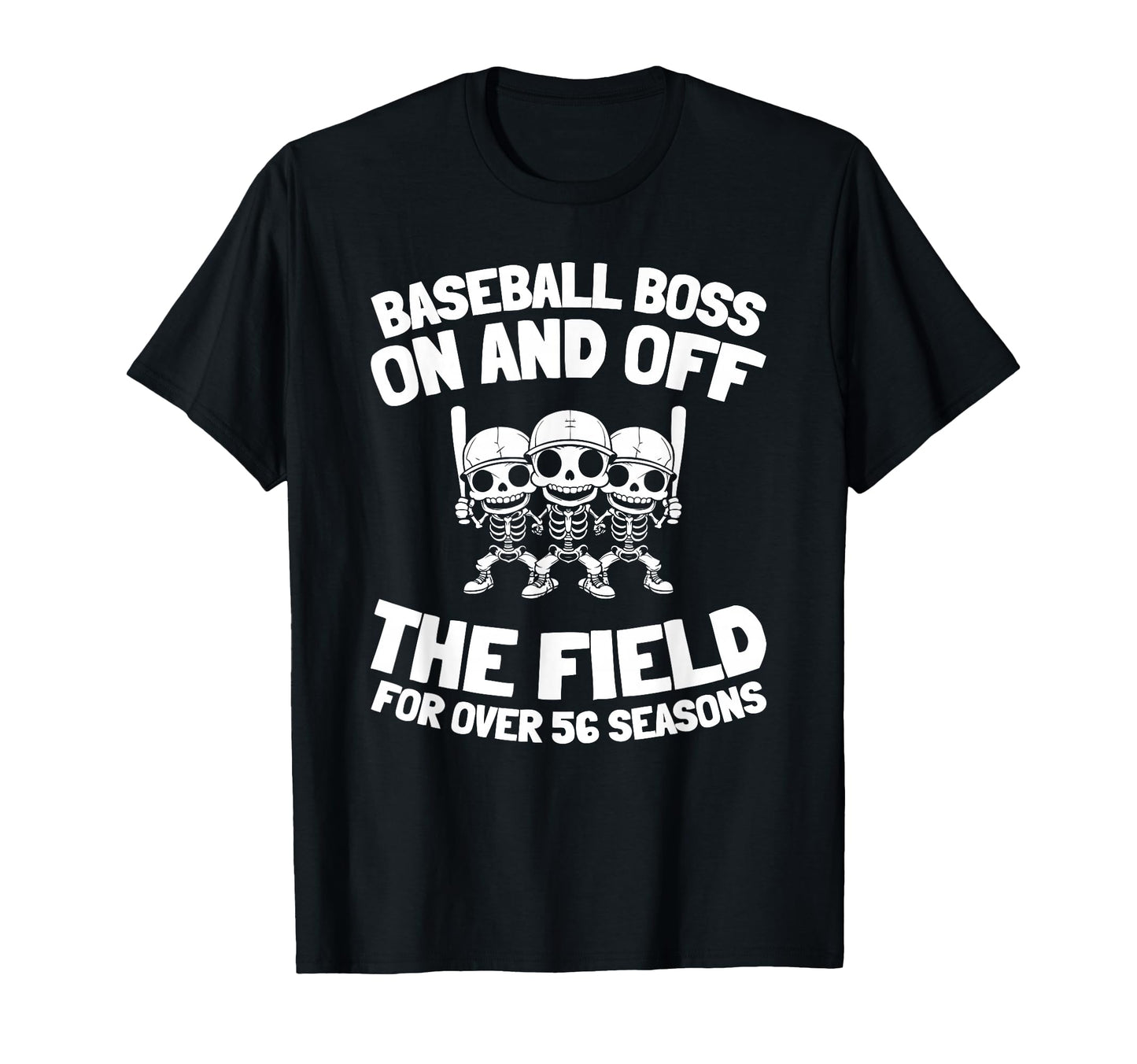 56 Years Old Baseballer Team Sport T-Shirt - Unique Graphic for Adults - T-Shirt, Sweatshirt, Hoodie