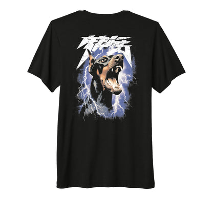 Dobermann Y2K Grunge 90S Dog Tri Blend T-Shirt - Graphic Print for Adults - T-Shirt, Sweatshirt, Hoodie
