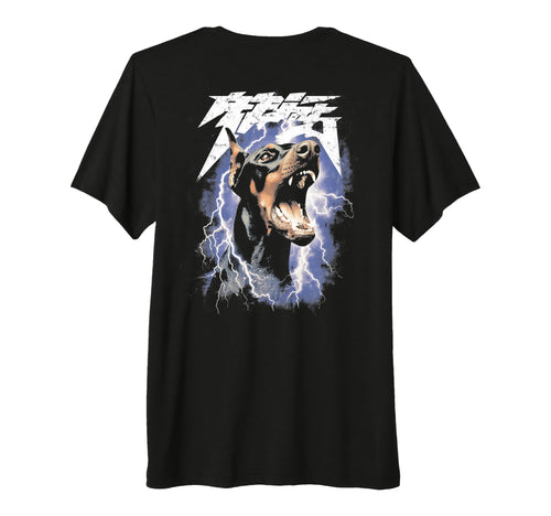 Dobermann Y2K Grunge 90S Dog Tri Blend T-Shirt - Graphic Print for Adults - T-Shirt, Sweatshirt, Hoodie