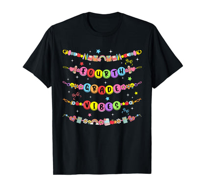 Fourth Grade Vibes Friendship T-Shirt - Custom Art Print Men Women - T-Shirt, Sweatshirt, Hoodie