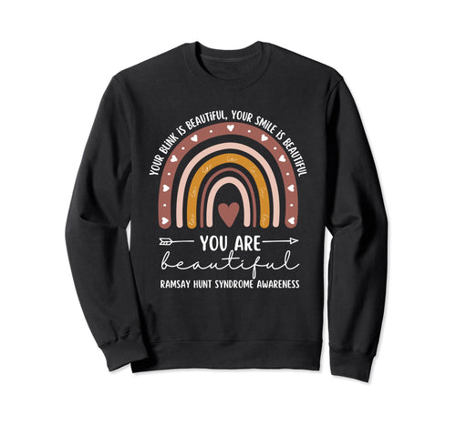 Ramsay Hunt Syndrome Awareness Boho Sweatshirt - Aesthetic Graphic Unisex - T-Shirt, Sweatshirt, Hoodie