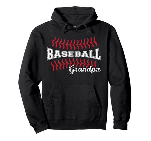 Baseball Grandpa Baseball Player Hoodie - Fun Novelty Design for Adults - T-Shirt, Sweatshirt, Hoodie