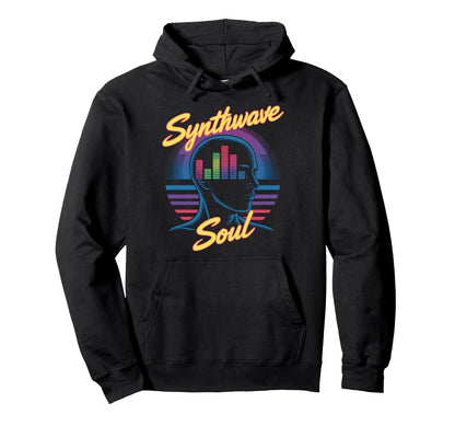 Synthwave Soul Wave Aesthetic Vaporwave Hoodie - Trendy Graphic for Adults - T-Shirt, Sweatshirt, Hoodie