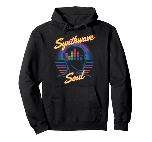 Synthwave Soul Wave Aesthetic Vaporwave Hoodie - Trendy Graphic for Adults - T-Shirt, Sweatshirt, Hoodie