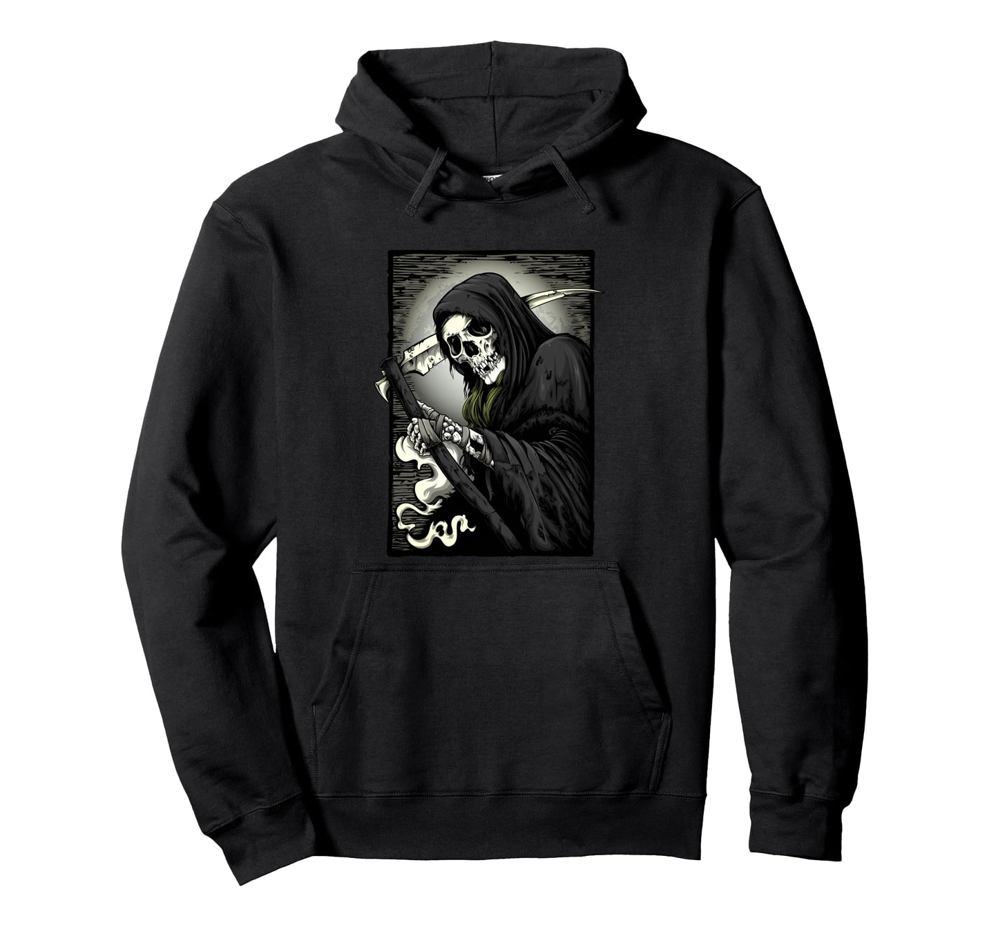 Grim Reaper Halloween Dead Aesthetic Edgy Hoodie - Streetwear Style Unisex - T-Shirt, Sweatshirt, Hoodie