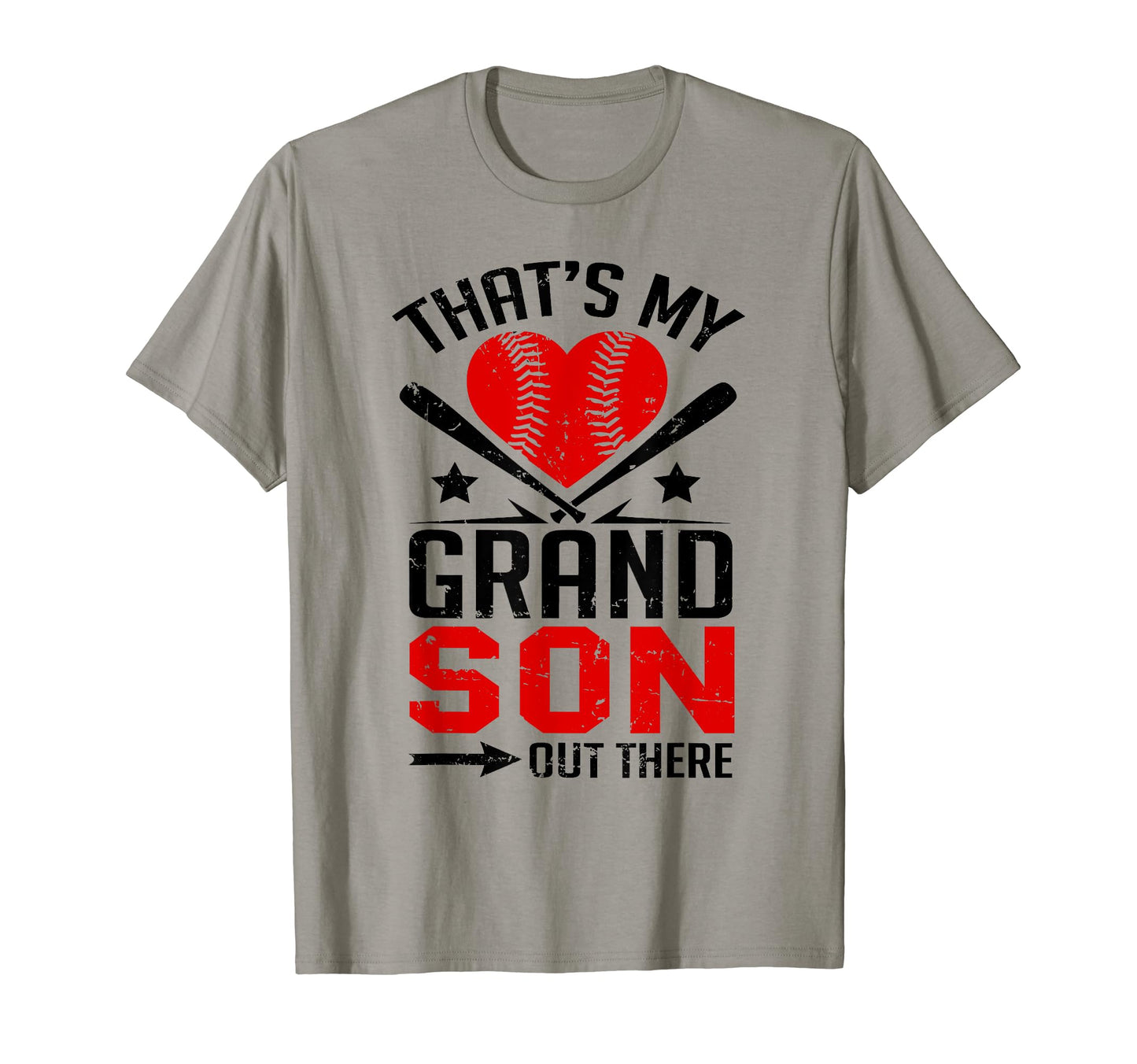 Thats My Grandson Out There Baseball T-Shirt - Aesthetic Graphic Men Women - T-Shirt, Sweatshirt, Hoodie