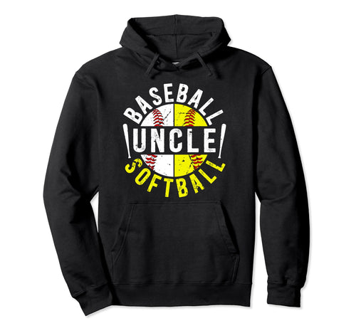 Baseball Softball Uncle Softball Baseball Hoodie - Streetwear Style Unisex - T-Shirt, Sweatshirt, Hoodie