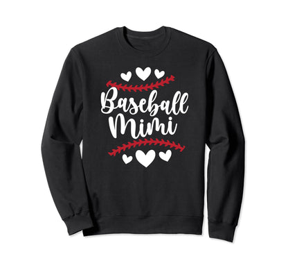 Baseball Mimi Baseball Player Mimi Sweatshirt - Graphic Print for Adults - T-Shirt, Sweatshirt, Hoodie