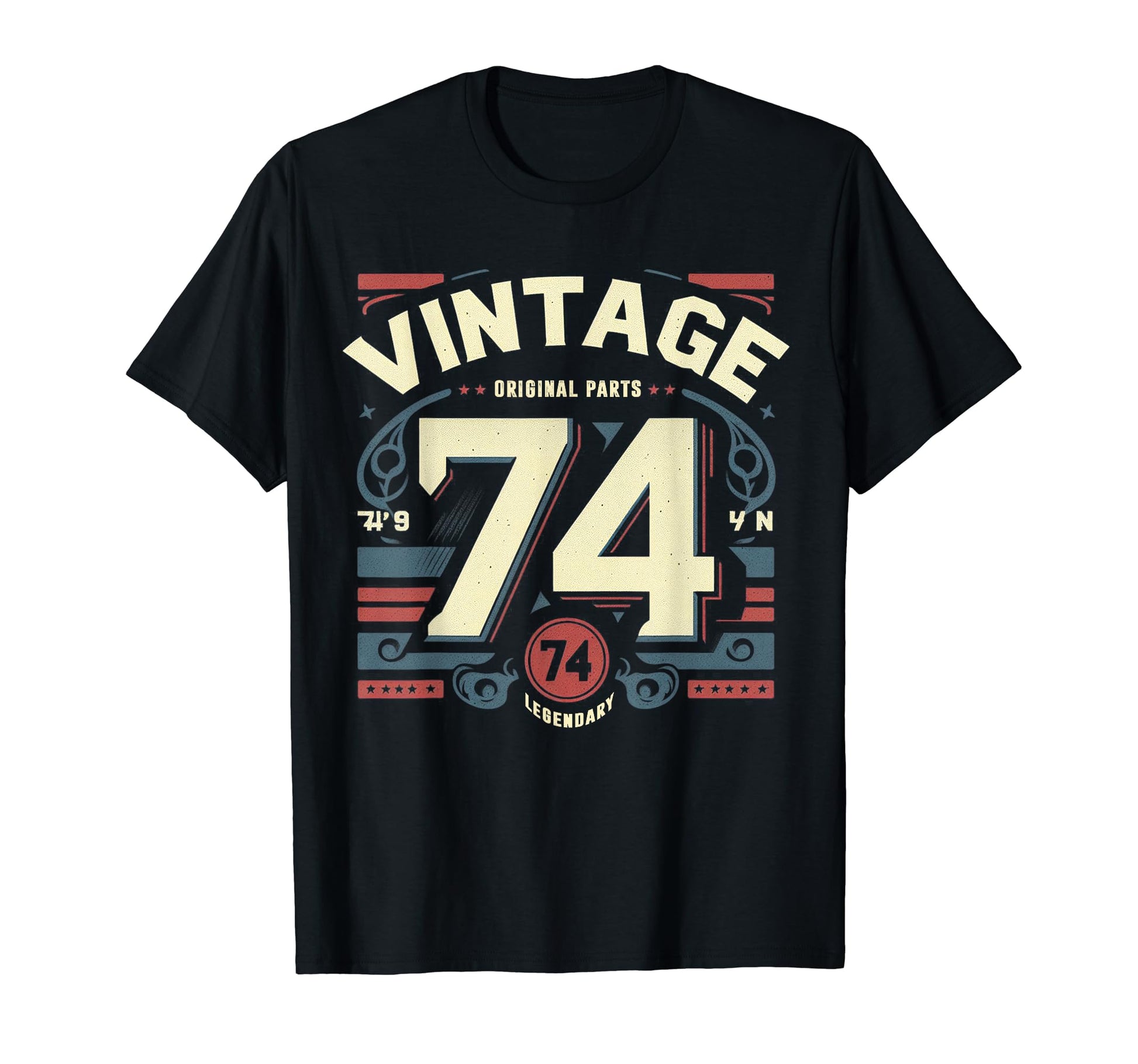 1974 Birthday Typography Graphics T-Shirt - Aesthetic Graphic Men Women - T-Shirt, Sweatshirt, Hoodie