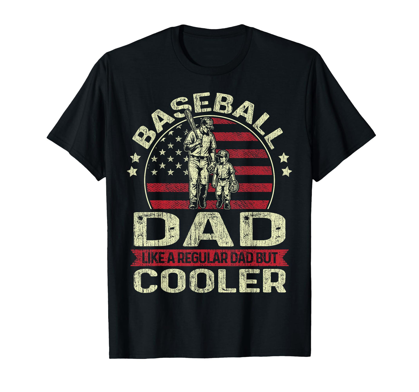 Baseball Dad Like Regular Dad But T-Shirt - Custom Art Print for Adults - T-Shirt, Sweatshirt, Hoodie