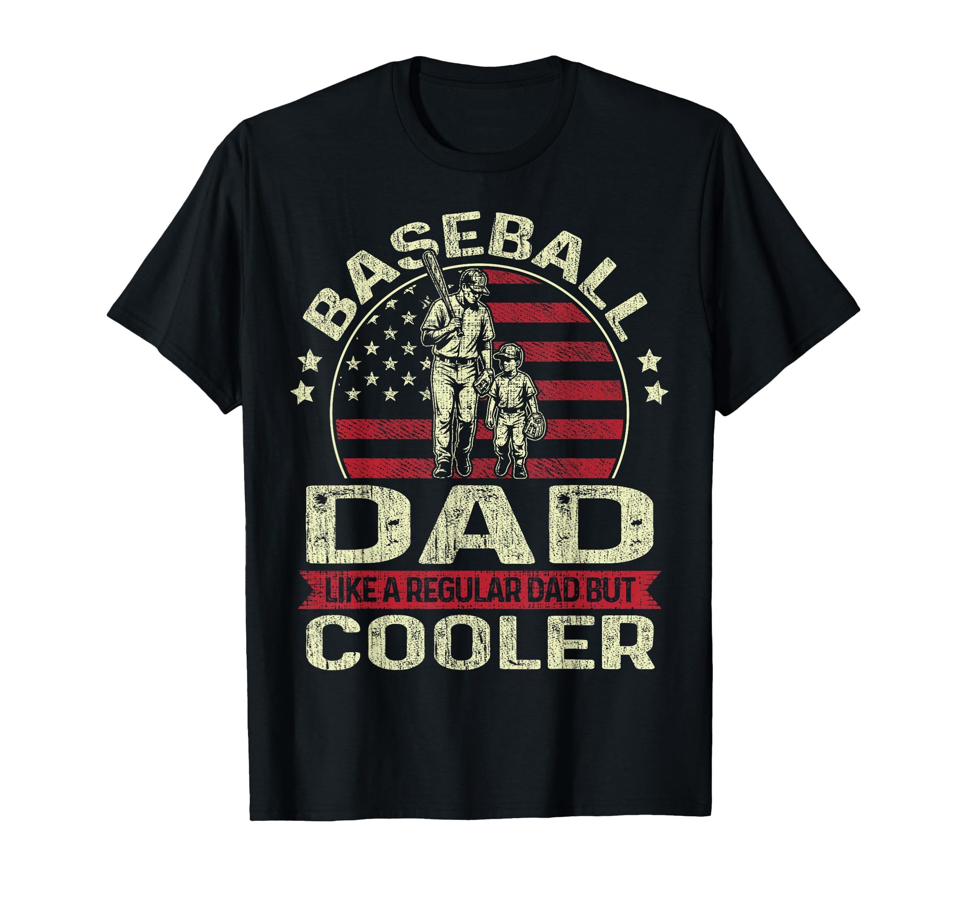 Baseball Dad Like Regular Dad But T-Shirt - Custom Art Print for Adults - T-Shirt, Sweatshirt, Hoodie